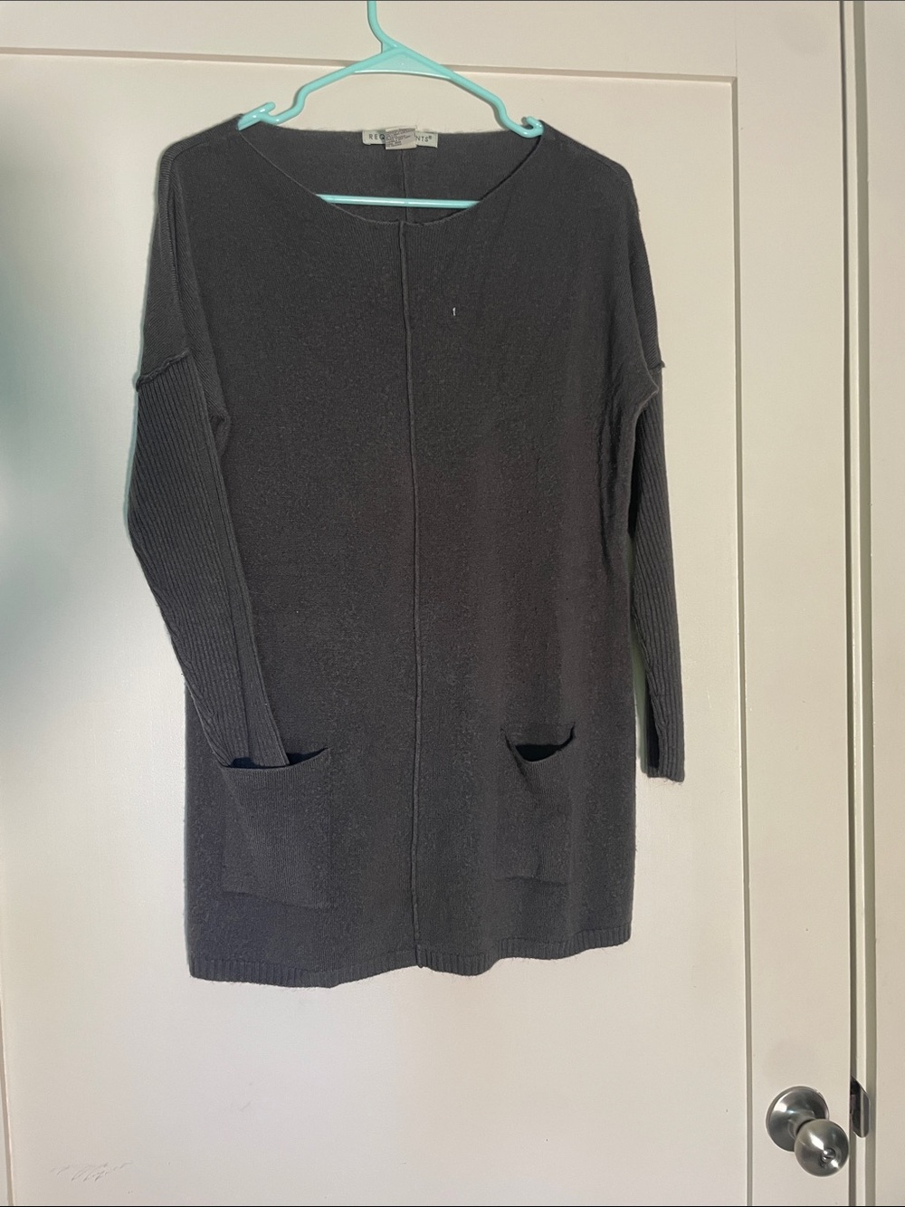 Requirements Longline Pocket Sweater Cardigan - Black